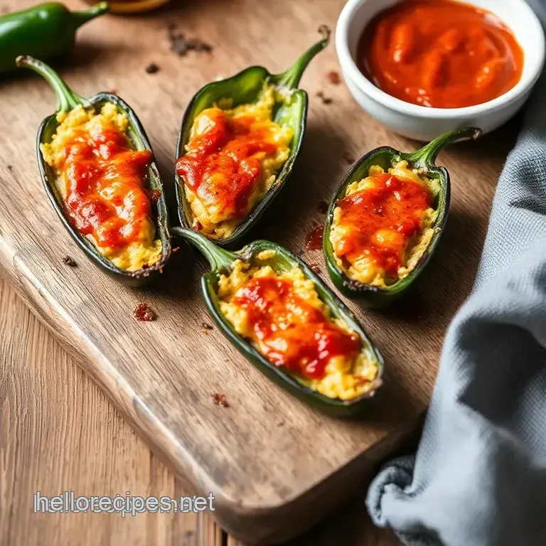 Haunted Jalapeño Poppers: A Spooky Twist on a Classic Favorite presentation