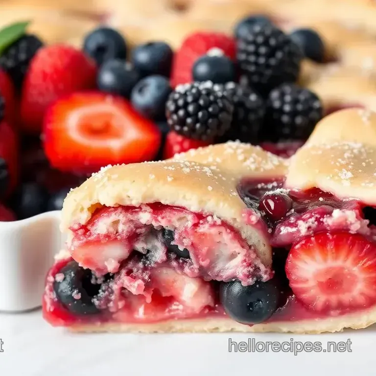 My Easy & Juicy Bake Mixed Berry Pie: Sweet & Easy Delight for Summer Gatherings