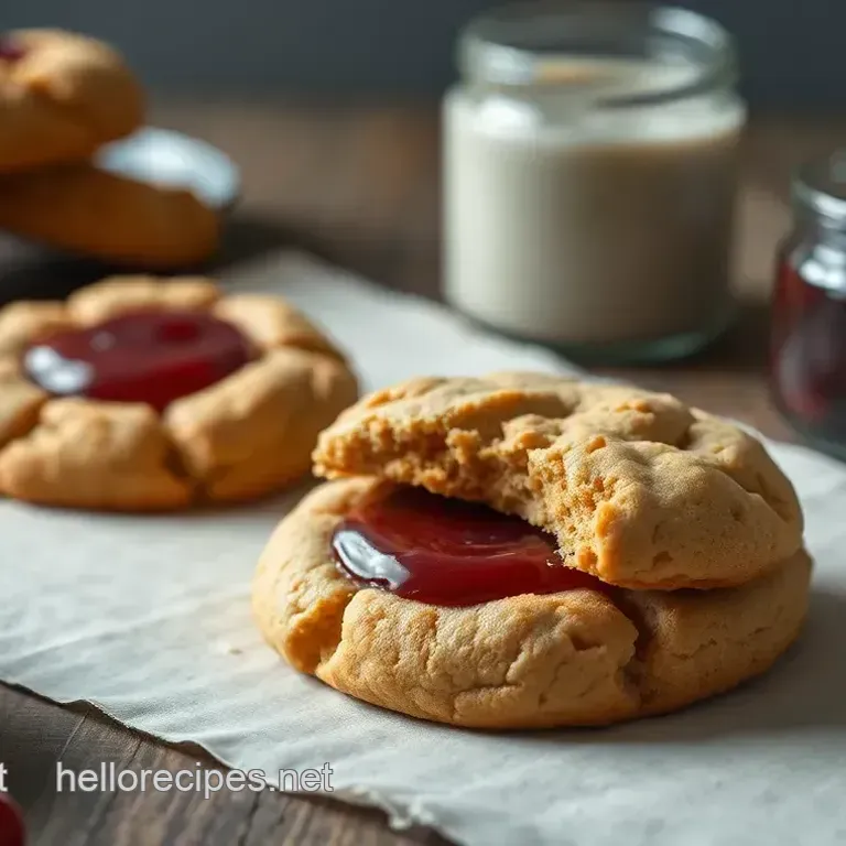 Peanut Butter & Jelly Cookies