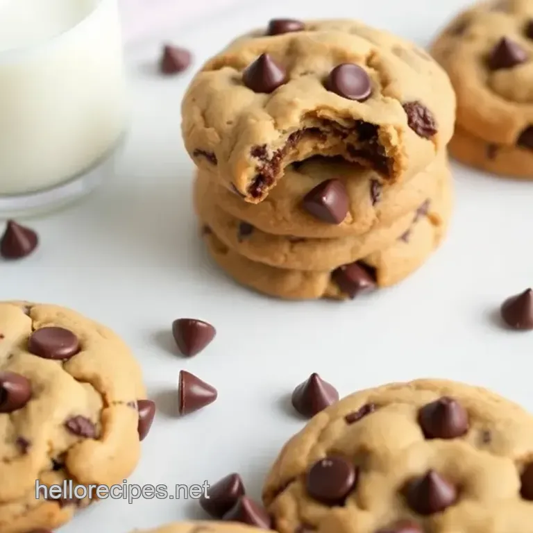15-Minute Soft & Chewy Chocolate Chip Cookies presentation