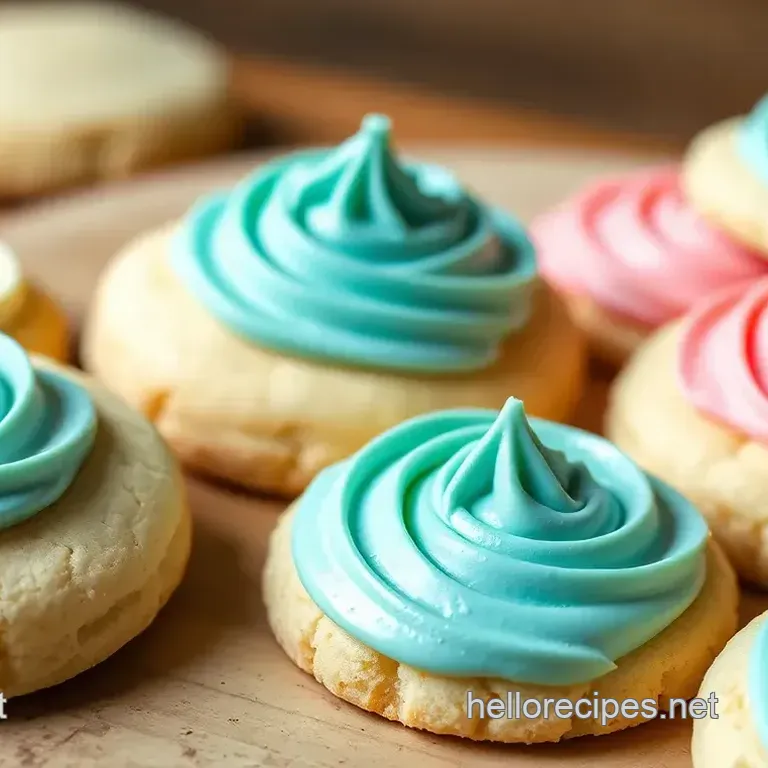 Bake Sugar Cookies with Colorful Buttercream