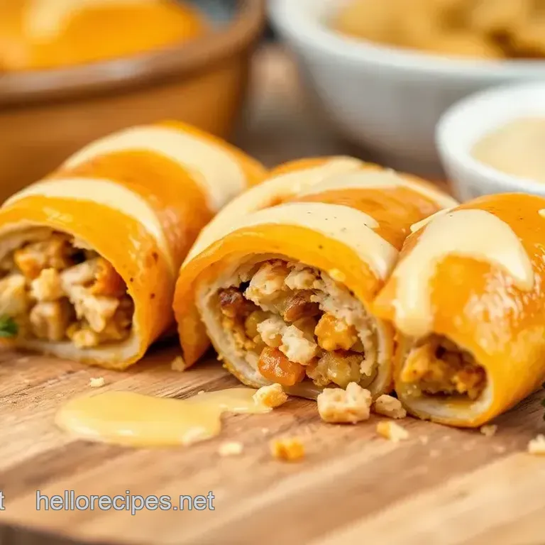 Easy Cheesy Turkey Roll-Ups with Stuffing: My Family' s Favorite!