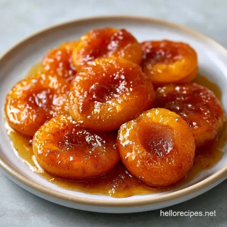 Honey-Glazed Baked Apricot Halves