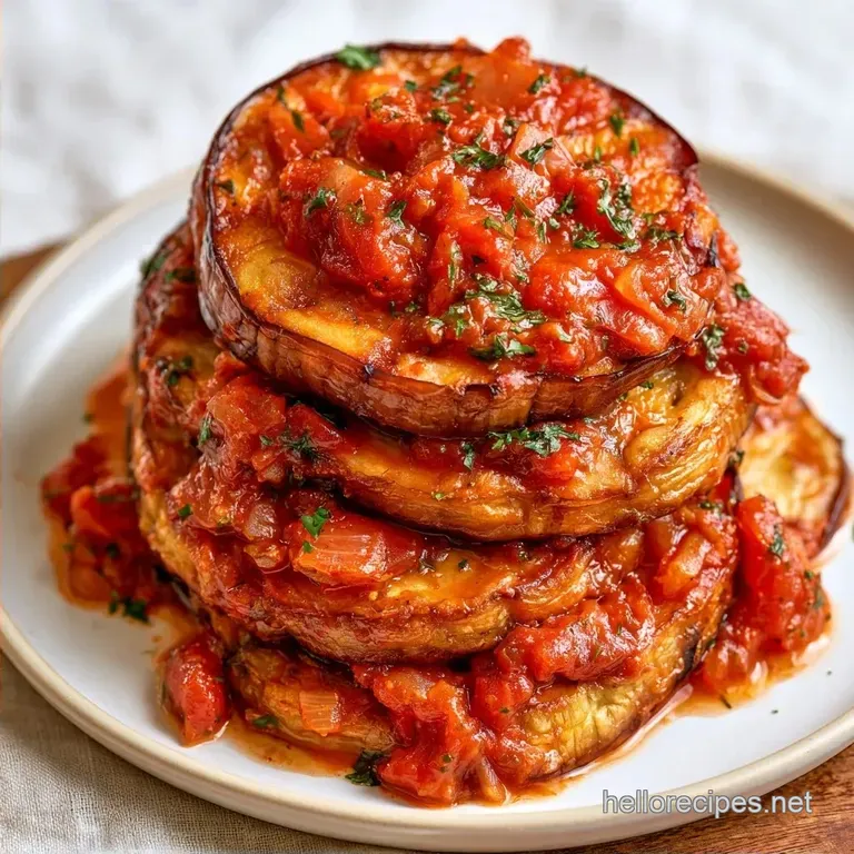 Baked Eggplant Marinara: Roasted and Crispy