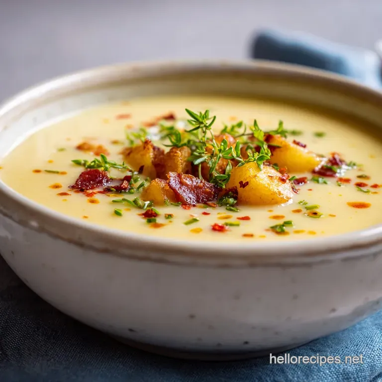 Easy Baked Potato Soup: Velvety and Quick