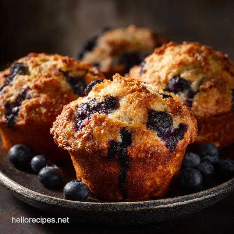 Blueberry Muffins: Bakery-Style Lift with Lemon Sugar Crunch