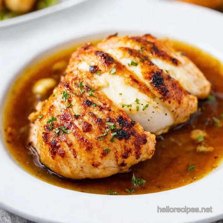 Balsamic Bliss Baked Chicken with Mozzarella presentation