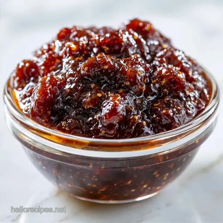 Balsamic Fig Jam: Rich and Glossy
