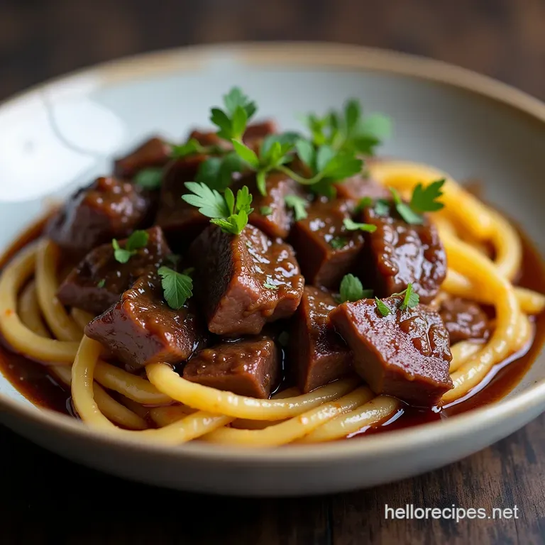 Silky SlowSimmered Beef with Balsamic Onion Reduction The Perfect Weeknight Braise