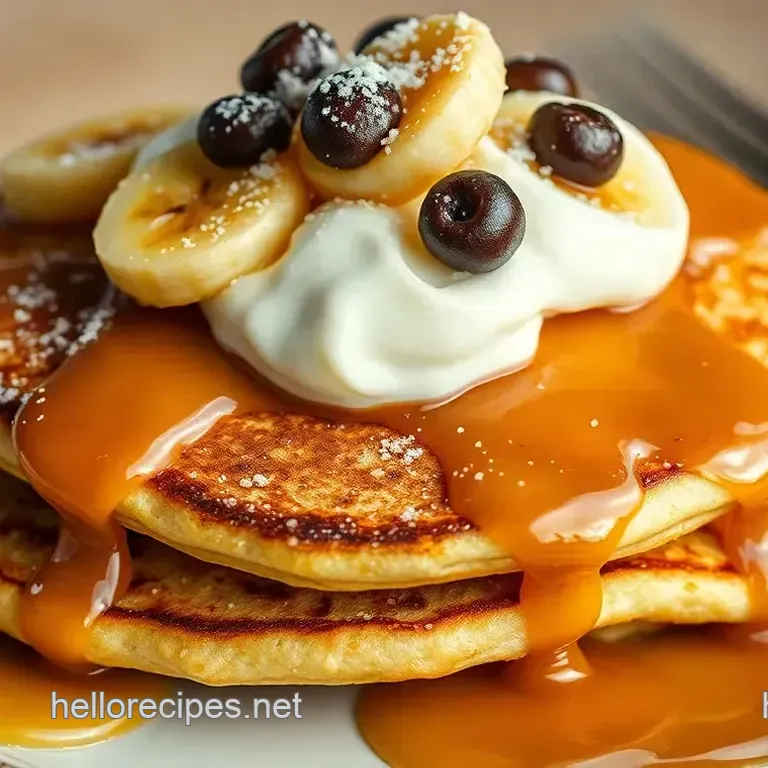 Bananas Foster Pancakes