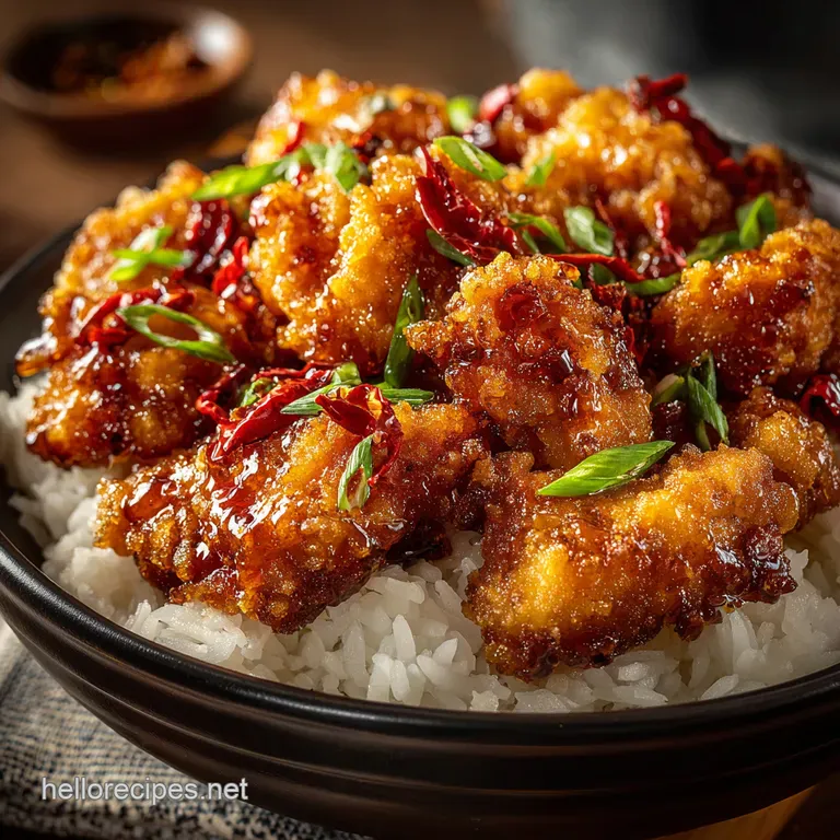 Bangin Bang Bang Chicken Bowls Crispy Creamy Goodness presentation