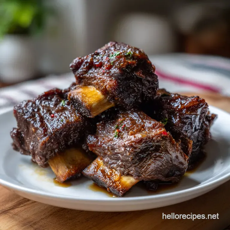 The Only Beef Ribs Recipe Slow Cooker Method presentation