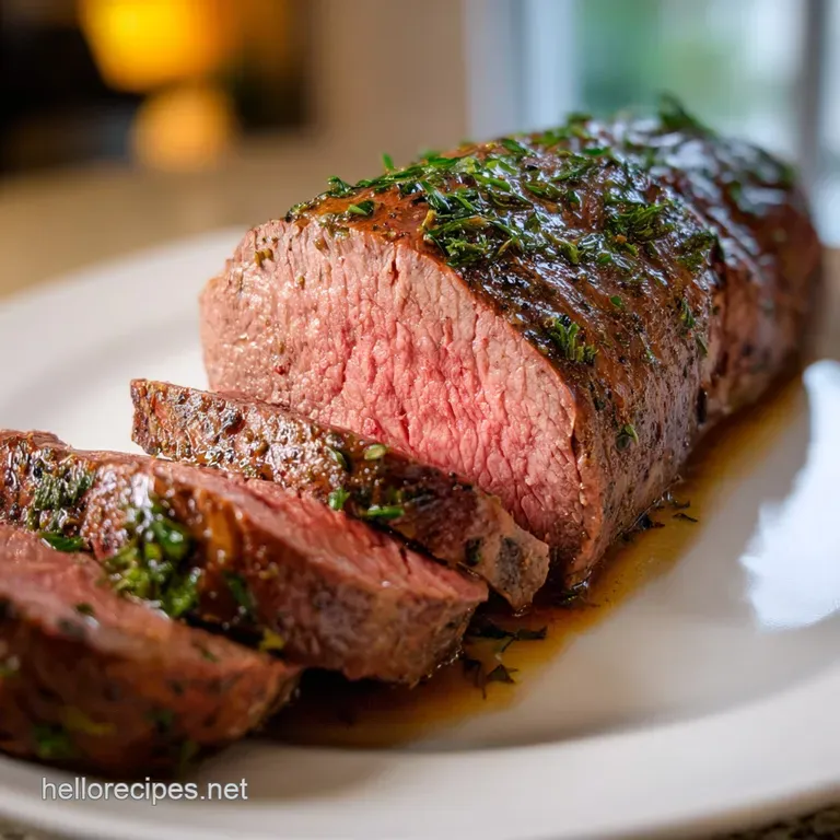 Beef Tenderloin Roast: Low Temp Method