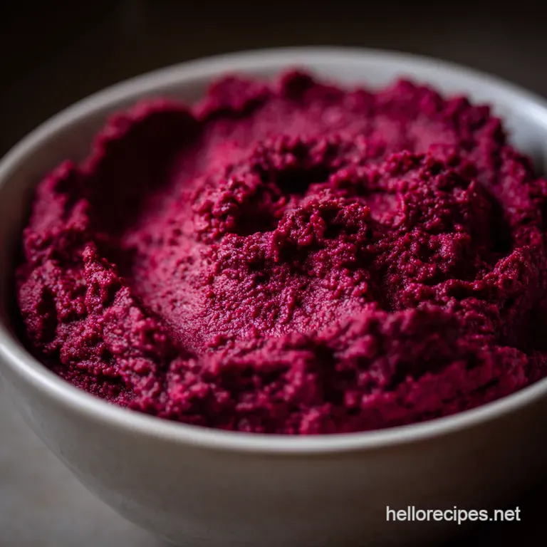Beet Hummus Pretty in Pink Packed with Flavour