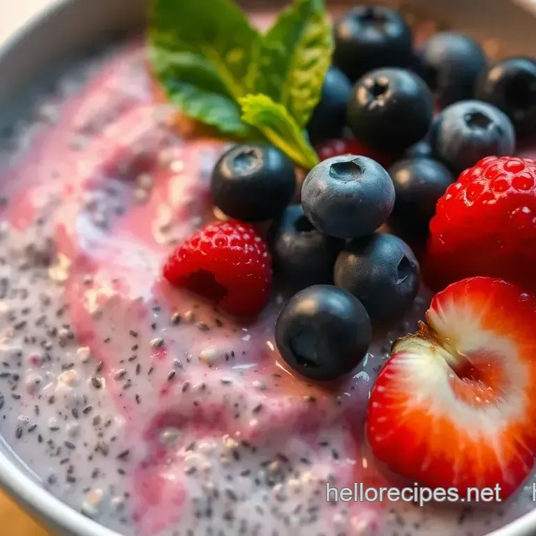 Berry Chia Seed Pudding