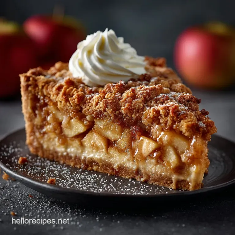 The King of Crumble Authentic Dutch Apple Pie with Buttery Streusel