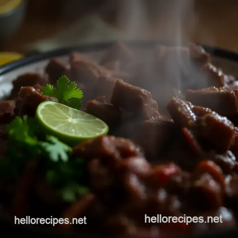 Bistec Ranchero: A Hearty and Flavorful Mexican Classic presentation