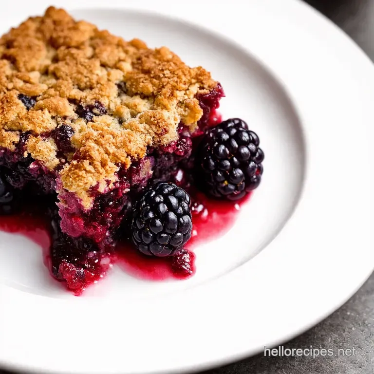 Blackberry Bliss Crisp A Simple Taste of Summer