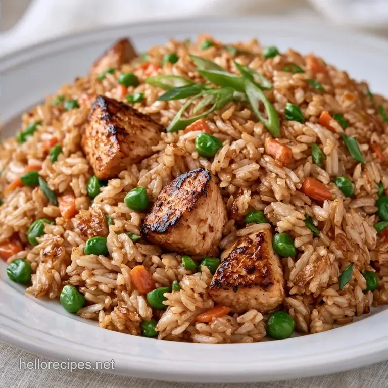 Blackstone Fried Rice with Chicken