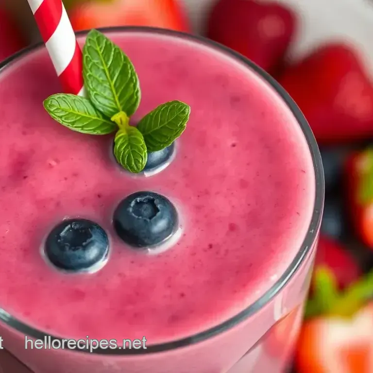 Blend Berry Smoothie - A Delicious & Healthy Boost