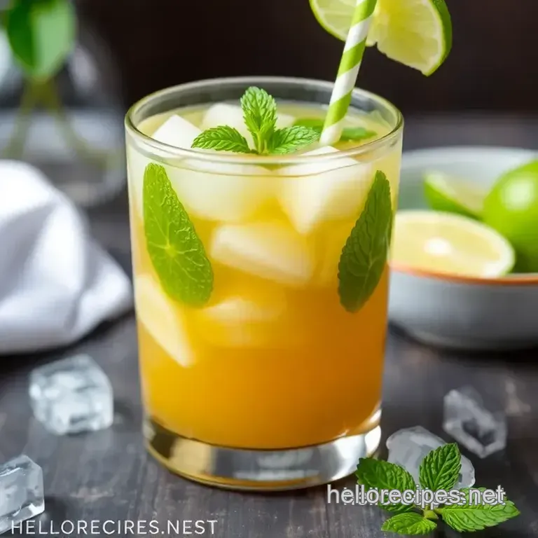 Refreshing Longan Juice: a Tropical Delight presentation