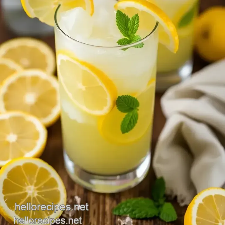 Meyer Lemon Bliss Slushies presentation