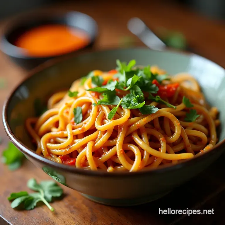 BlitzSpeed Shanghai Lo Mein Restaurant Flavour in 15 Minutes Flat presentation