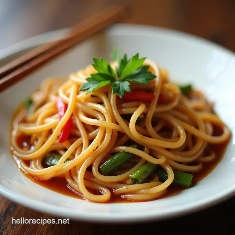 BlitzSpeed Shanghai Lo Mein 15 Minute Weeknight Dinner