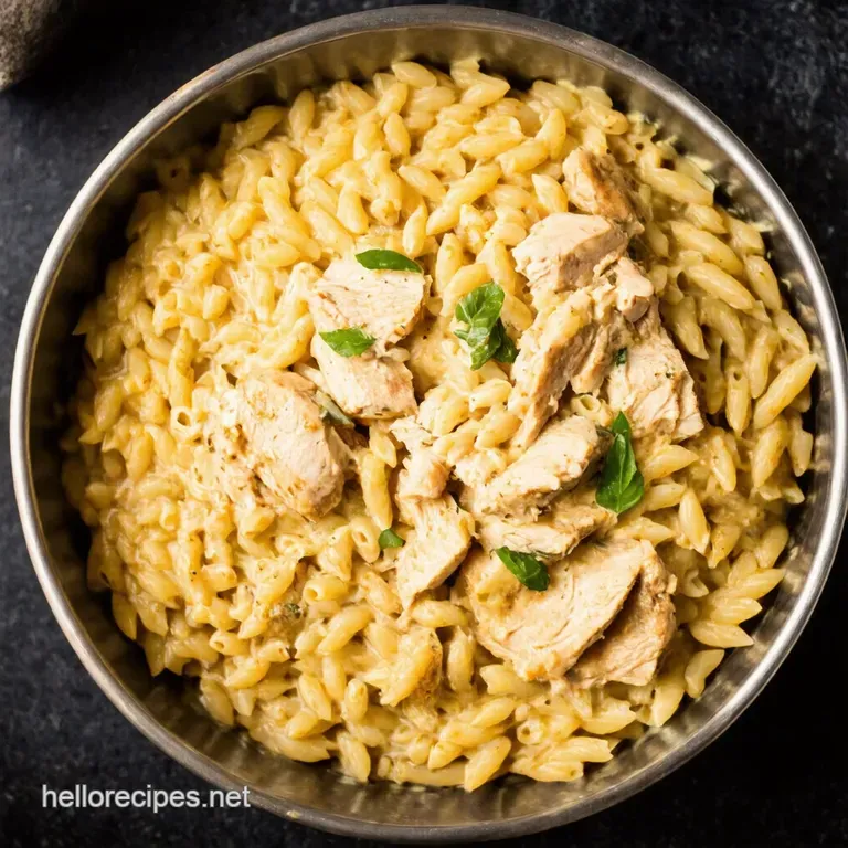 Boursin Chicken Orzo Creamy Comfort in a Bowl