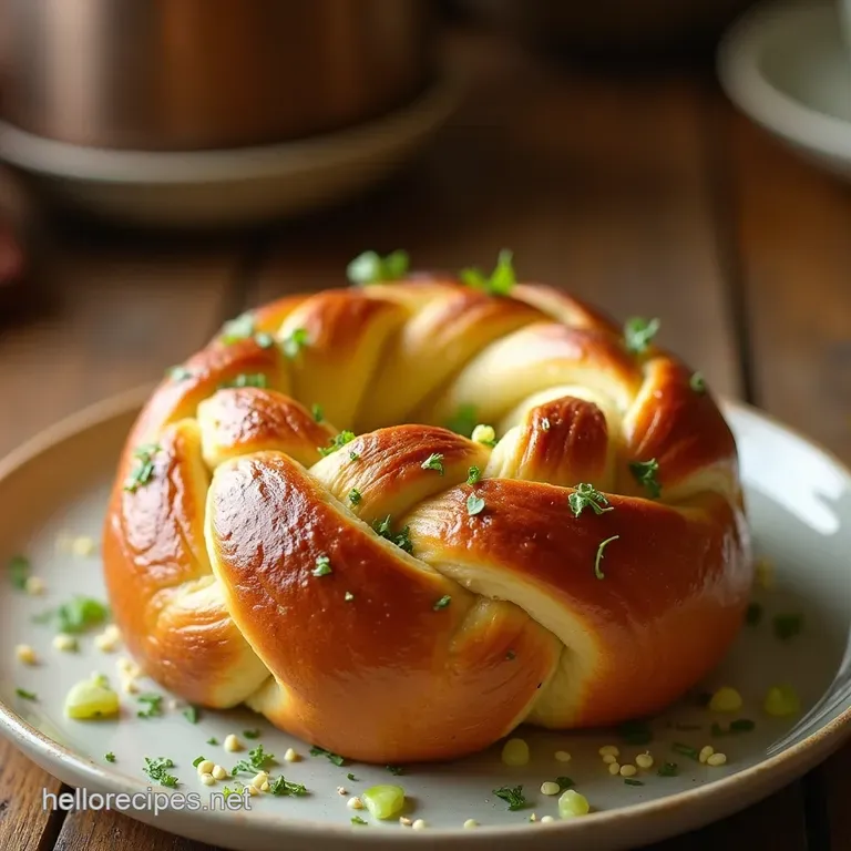 The Golden Cradle a Braided Brioche Easter Nest presentation
