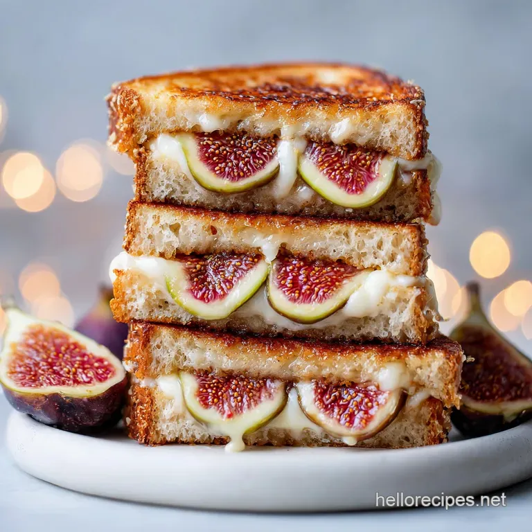 Brie and Fig Grilled Cheese: Sourdough Perfection