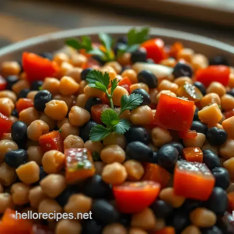 Bright and Flavorful Bean Salad