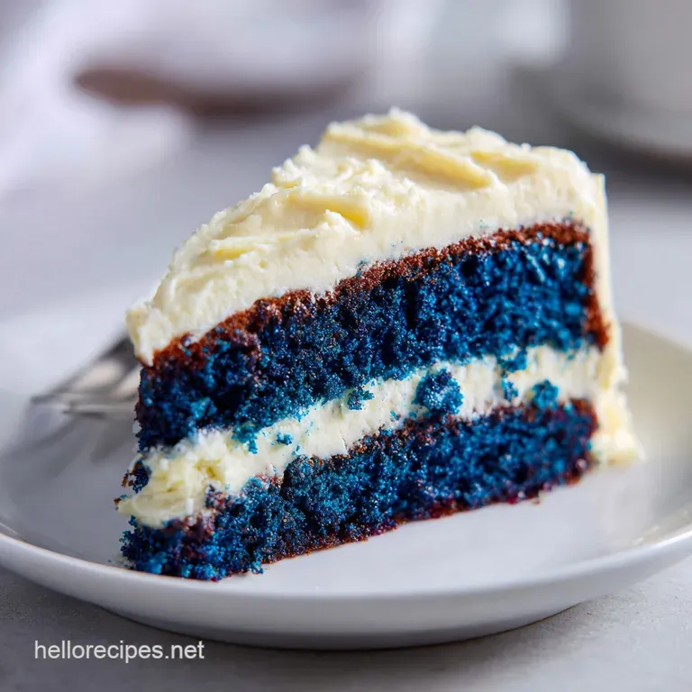 Blue Velvet Cake Recipe: The Royal Treatment