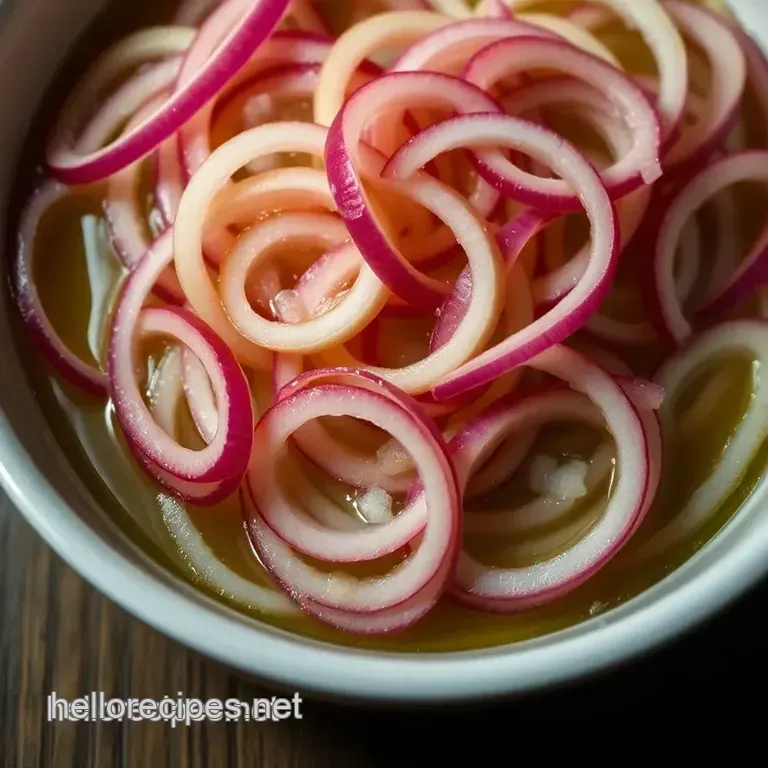 Brilliantly Pickled Onions: A Zesty Snack or Condiment presentation