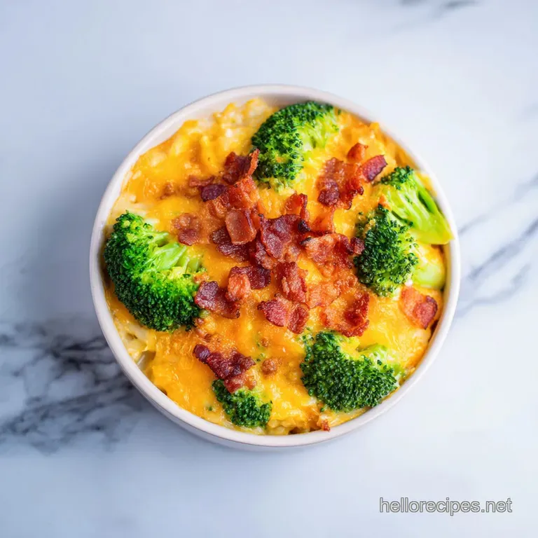 Broccoli Cheese Casserole: Rich and Silky