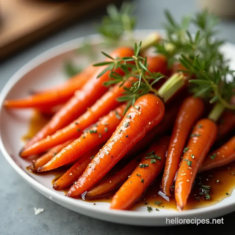 Nuttella Heaven Sweet Savoury Brown Butter Glazed Carrots