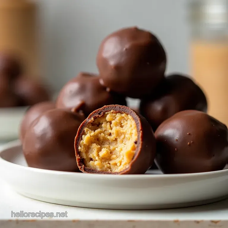 Buckeye Bliss Balls Effortless NoBake Peanut Butter Treats