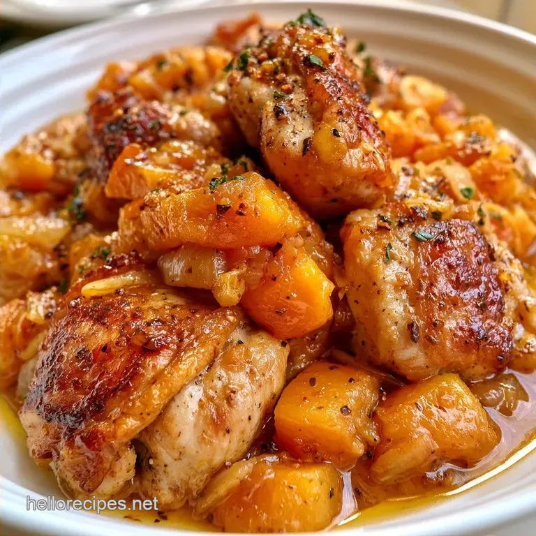 Hearty Chicken Stew with Butternut Squash
