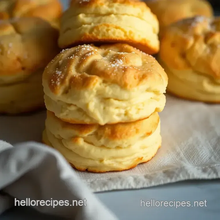 Buttery Bliss: Classic Fluffy Buttermilk Biscuits presentation