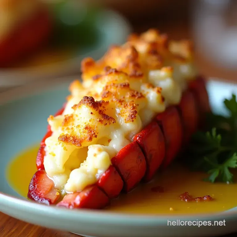Buttery Bliss the Easiest Lobster Tail Youll Ever Make presentation
