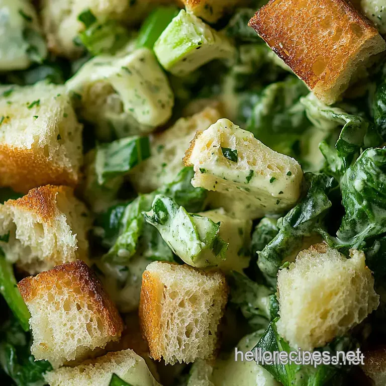 Caesar s Triumph: the Ultimate Homemade Caesar Dressing presentation