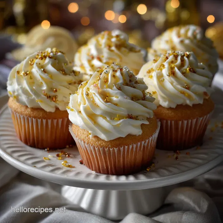 Cute New Year Desserts: Clock Topper Cupcakes