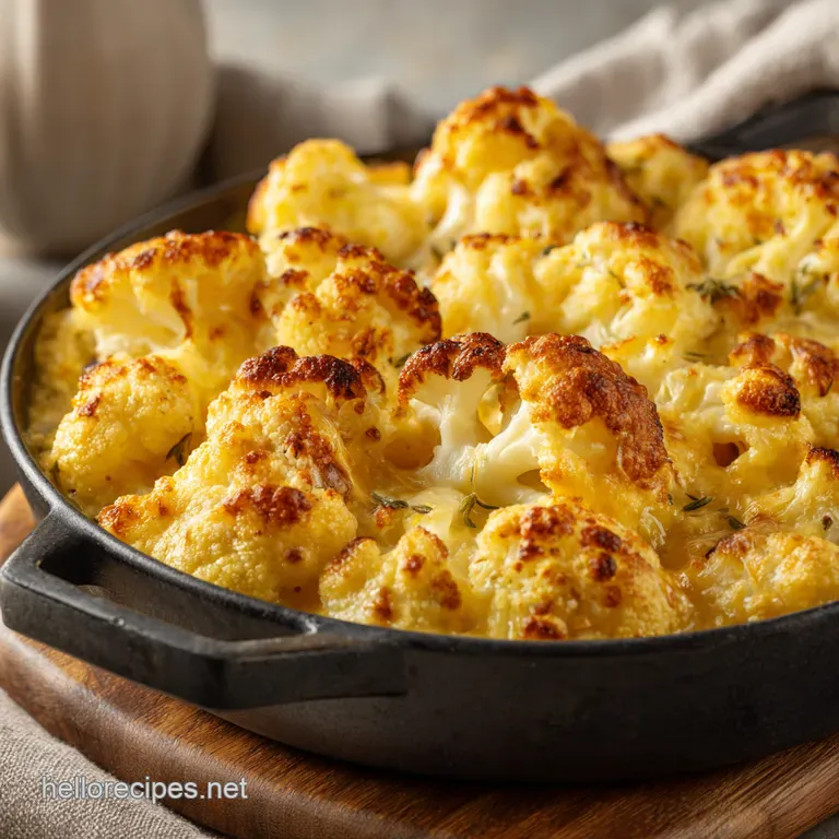 Cheesy Baked Cauliflower Casserole