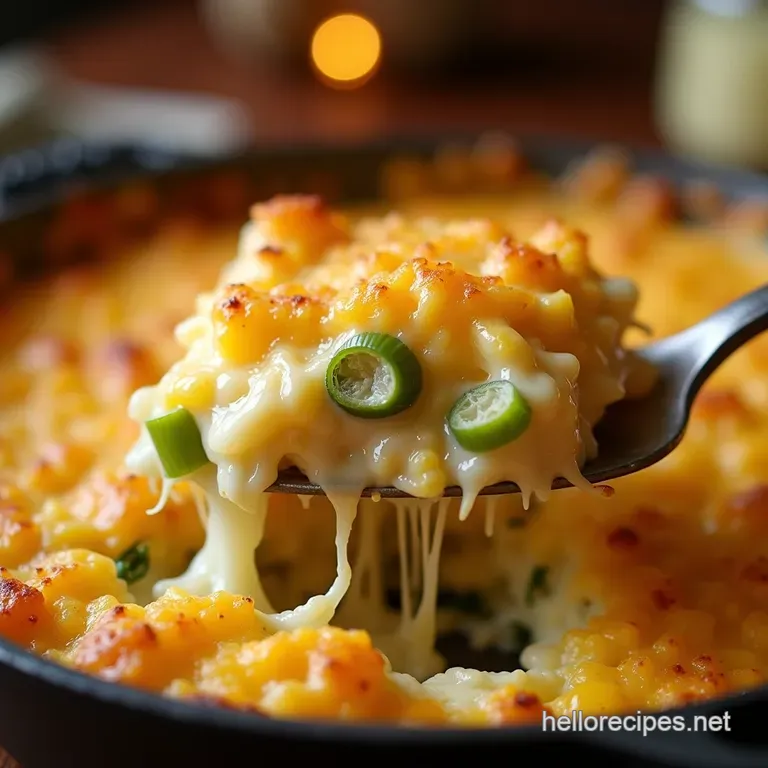 The Ultimate Cheesy Chicken Leek Bake Comfort Food Casserole for Busy Weeknights presentation