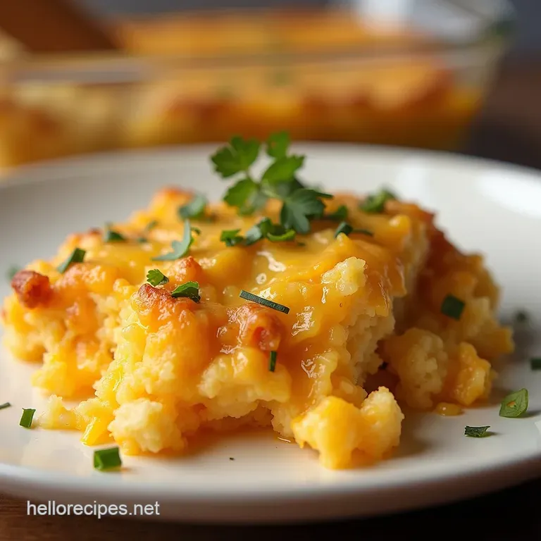 The Ultimate No Fuss Cheesy Hashbrown Breakfast Casserole