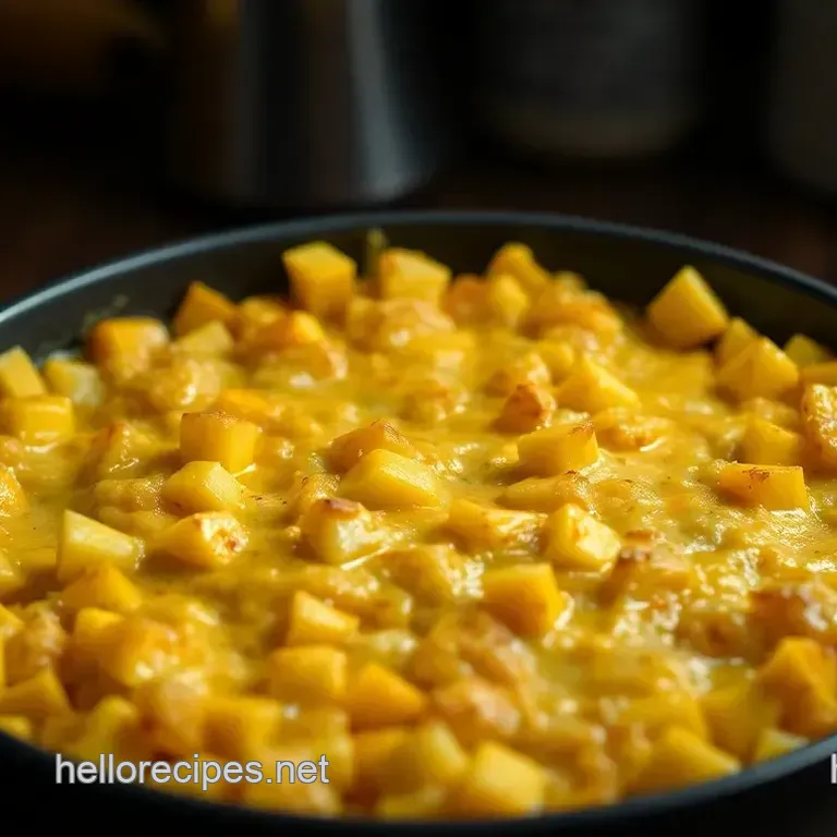 Cheesy Yellow Squash & Corn Casserole