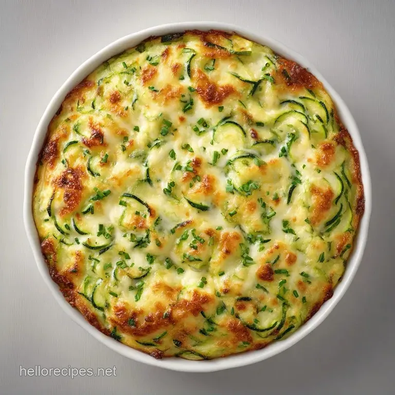 Cheesy Zucchini Casserole: Golden and Savory