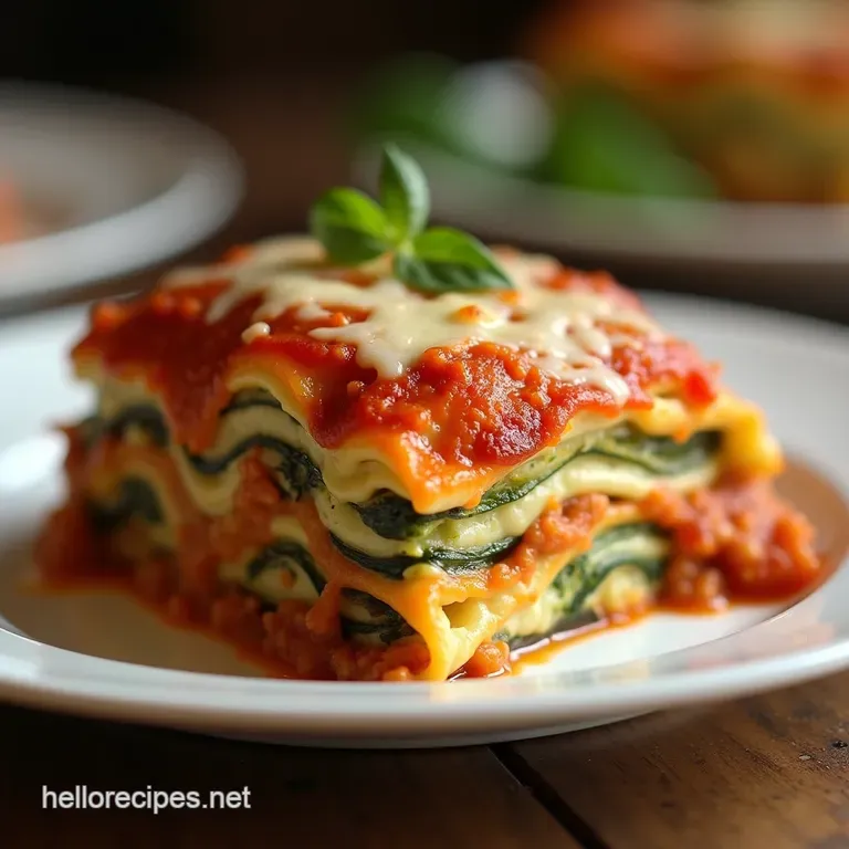 Cheeky Cheesy Zucchini Lasagna A Lighter Take on the Italian Classic presentation