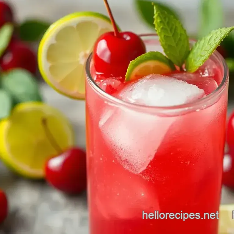 Cherry Lime Rickey Recipe