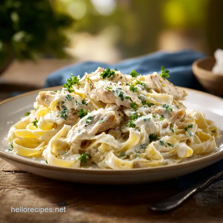 Chicken Fettuccine Alfredo Recipe
